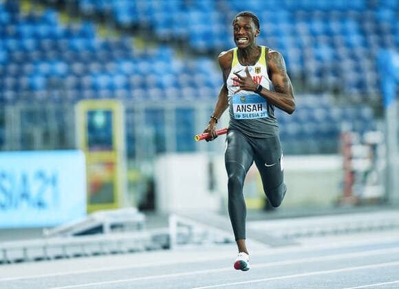 Silesia World Relays 2021; Chorzow Poland, 01-02.05.2021 Owen Ansah (GER) *** Silesia World Relays 2021 Chorzow Poland, 01 02 05 2021 Owen Ansah GER Copyright: xBEAUTIFULxSPORTS Internationalx