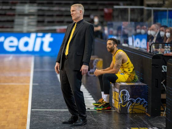 John Patrick (MHP Riesen Ludwigsburg, Head Coach), MHP Riesen Ludwigsburg vs. Telekom Baskets Bonn, Basketball, Bundesliga, easycredit BBL, 32. Spieltag, Spielzeit 2020 2021, 02.05.2021, MHP Riesen Ludwigsburg vs. Telekom Baskets Bonn, Basketball, Bundesliga, easycredit BBL, 32. Spieltag, Spielzeit 2020 2021, 02.05.2021 Ludwigsburg Copyright: xEibner-Pressefoto SaschaxWaltherx EP_SWA