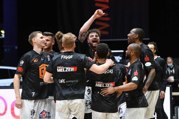 , Niners Chemnitz vs. Ratiopharm Ulm, 02.05.2021, easycredit Basketball Bundesliga, GER, Saison 2020 21 Niners Chemnitz vs. Ratiopharm Ulm, 02.05.2021, easycredit Basketball Bundesliga, GER, Saison 2020 21 Chemnitz Copyright: xBertxHarzer xEibner-xPressefotox