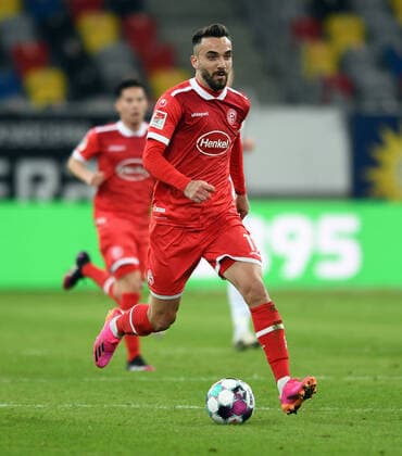 2. Fußball-Bundesliga: Fortuna Düsseldorf - Karslruher SC 03.05.2021. Kenan Karaman (F95) Aktion. DFL REGULATIONS PROHIBIT ANY USE OF PHOTOGRAPHS AS IMAGE SEQUENCES AND OR QUASI-VIDEO *** 2 Football Bundesliga Fortuna Düsseldorf Karslruher SC 03 05 2021 Kenan Karaman F95 Aktion DFL REGULATIONS PROHIBIT ANY USE OF PHOTOGRAPHS AS IMAGE SEQUENCES AND OR QUASI VIDEO HM