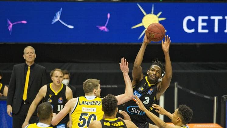 Jaleen Smith - Ludwigsburg 3, 04.05.2021, BBL, Alba Berlin vs MHP RIESEN Ludwigsburg, in der Mercedes Benz Arena, GER, Berlin, 04.05.2021, BBL, Alba vs MHP RIESEN Ludwigsburg Berlin Copyright: xUwexKoch Eibner-Pressefotox EP_UKH