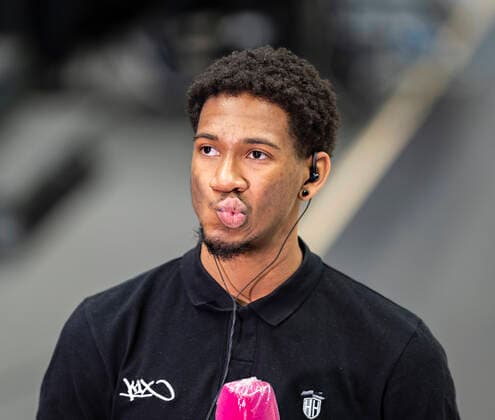 Kameron Taylor (Towers) 04.05.21, Hamburg Towers vs. BG Göttingen, Hamburg-Wilhelmsburg, edel-optics Arena, easyCredit BBL, Basketball Bundesliga, Saison 2020 2021, 33. Spieltag Â