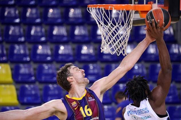May 04, 2021, Barcelona, Catalonia, Spain: Pau Gasol during the match betweeen FC Barcelona, Barca and Zenit Saint Petersburg, corresponding to the 5th match of the 1 4 final of the Euroleague, played at the Palau Blaugrana. Photo: JGS Cordon Press Cordon Press