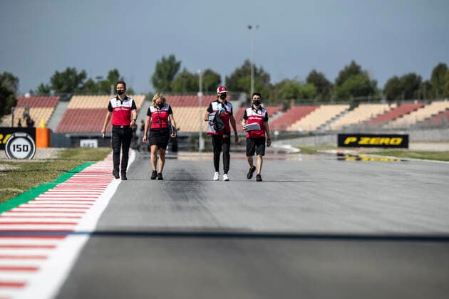 GIOVINAZZI Antonio (ita), Alfa Romeo Racing ORLEN C41, portrait during the Formula 1 Aramco Gran Premio De Espana 2021 from May 07 to 10, 2021 on the Circuit de Barcelona-Catalunya, in Montmelo, near Barcelona, Spain FORMULE 1 : Grand prix d Espagne - Barcelone - Preparations - 06 05 2021 DPPI Panoramic  00121006__B2_8780_1