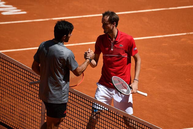 Daniil Medvedev vs Cristian Garin (Chi) TENNIS : Mutua Madrid Open - 06 05 2021 AntoineCouvercelle Panoramic 