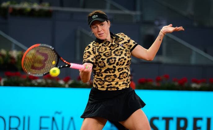 Mandatory Credit: Photo by Rob Prange Shutterstock (11888296bo) Anastasia Pavlyuchenkova of Russia in action during the semi-final of the 2021 Mutua Madrid Open WTA, Tennis Damen 1000 tournament Mutua Madrid Open, Tennis, La Caja Magica, Madrid, Spain - 06 May 2021 Mutua Madrid Open, Tennis, La Caja Magica, Madrid, Spain - 06 May 2021  Copyright: xRobxPrange Shutterstockx 11888296bo