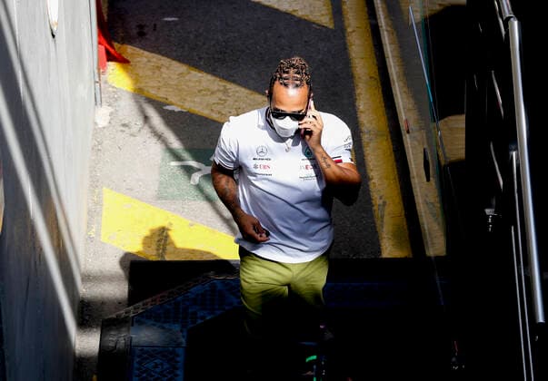 44 Lewis Hamilton (GBR, Mercedes-AMG Petronas F1 Team), F1 Grand Prix of Spain at Circuit de Barcelona-Catalunya on May 7, 2021 in Barcelona, Spain. (Photo by HOCH ZWEI) Barcelona Spain