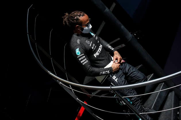 44 Lewis Hamilton (GBR, Mercedes-AMG Petronas F1 Team), F1 Grand Prix of Spain at Circuit de Barcelona-Catalunya on May 7, 2021 in Barcelona, Spain. (Photo by HOCH ZWEI) Barcelona Spain