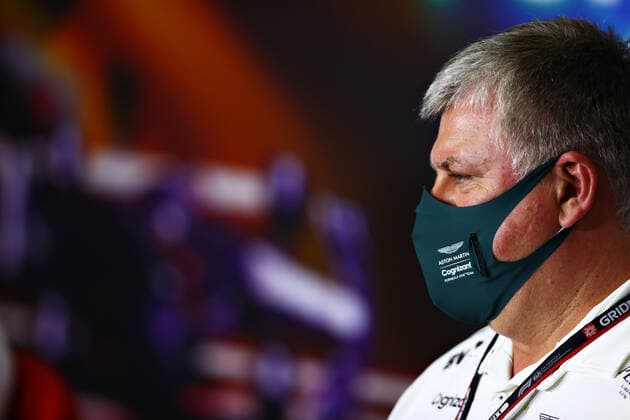 F1 Grand Prix of Spain Otmar Szafnauer (ROU, Aston Martin Cognizant F1 Team), F1 Grand Prix of Spain at Circuit de Barcelona-Catalunya on May 7, 2021 in Barcelona, Spain. (Photo by Dan Istitene Getty Images FIA Pool via HOCH ZWEI) Barcelona Circuit de Barcelona-Catalunya Spain Poolfoto HOCH ZWEI Pool Getty Images ,EDITORIAL USE ONLY