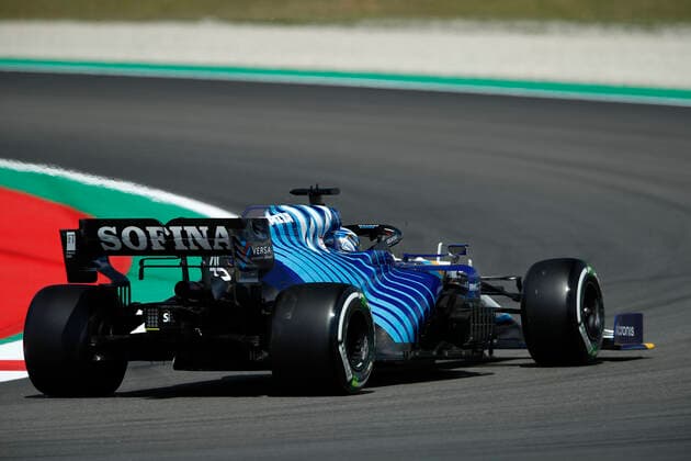 45 NISSANY Roy (il), Williams Racing F1 FW43B, action during the Formula 1 Aramco Gran Premio De Espana 2021 from May 07 to 10, 2021 on the Circuit de Barcelona-Catalunya, in Montmelo, near Barcelona, Spain FORMULE 1 : Grand prix d Espagne - Barcelone - Essais - 07 05 2021 DPPI Panoramic 
