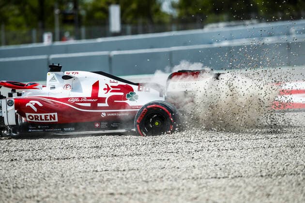88 KUBICA Robert (pol), Alfa Romeo Racing ORLEN C41, action during the Formula 1 Aramco Gran Premio De Espana 2021 from May 07 to 10, 2021 on the Circuit de Barcelona-Catalunya, in Montmelo, near Barcelona, Spain FORMULE 1 : Grand prix d Espagne - Barcelone - Essais - 07 05 2021 DPPI Panoramic 