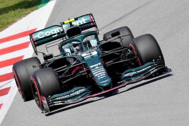 VETTEL Sebastian Aston Martin F1 Team FIA Formel 1 Saison 2021 in Barceloma am 06.05.2021