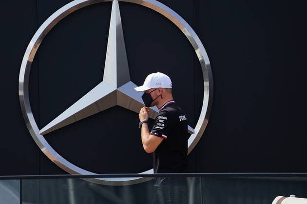 F1 Aramco Grand Prix von Spanien 2021 07.05.2021, Circuit de Catalunya, Barcelona, F1 Aramco Grand Prix von Spanien 2021 , im Bild Valtteri Bottas (FIN 77), Mercedes-AMG Petronas Formula One Team