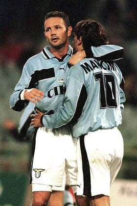 SINISA MIHAJLOVIC, ROBERTO MANCINI, Lazio, Serie A SERIE A 1998-99 LAZIO