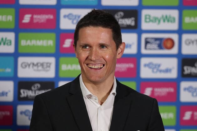 Cheftrainer Jaka Lakovic (Ulm) waehrend einem Interview GER, FC Bayern Basketball vs. ratiopharm ulm, Basketball, 1.Bundesliga, Saison 2020 2021, 07.05.2021, GER, FC Bayern Basketball vs. ratiopharm ulm, Basketball, 1.Bundesliga, Saison 2020 2021, 07.05.2021, Muenchen Copyright: xEIBNER MarcelxEngelbrechtx EP_EER