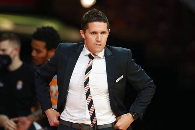 Jaka Lakovic (Ulm) Basketball, Easycredit BBL, FC Bayern München - Ratiopharm Ulm im Audi Dome am 07.05.2021 FOTO: Mladen Lackovic LakoPress