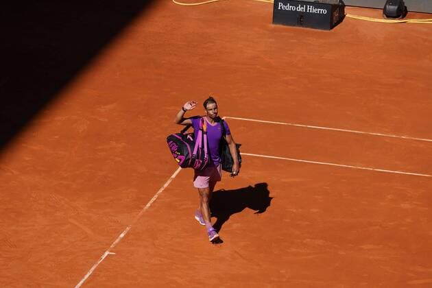Rafael Nadal (SPA) VS Alexander Zverev (GER) Durning Match Master 1000 - Mutua Madrid Open 2021, Madrid May 7, 2021 Cordon Press Cordon Press