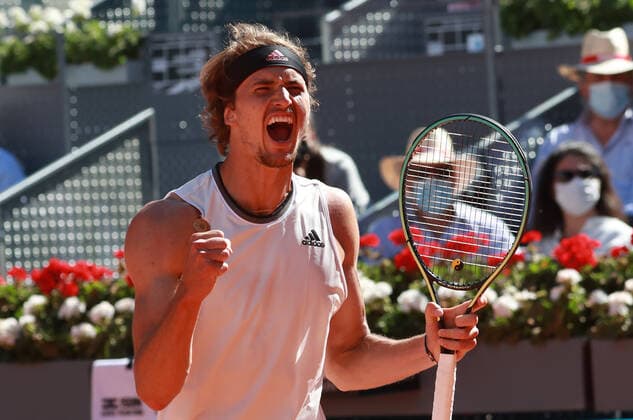2021 Madrid Open Alexander Zverev , Germany