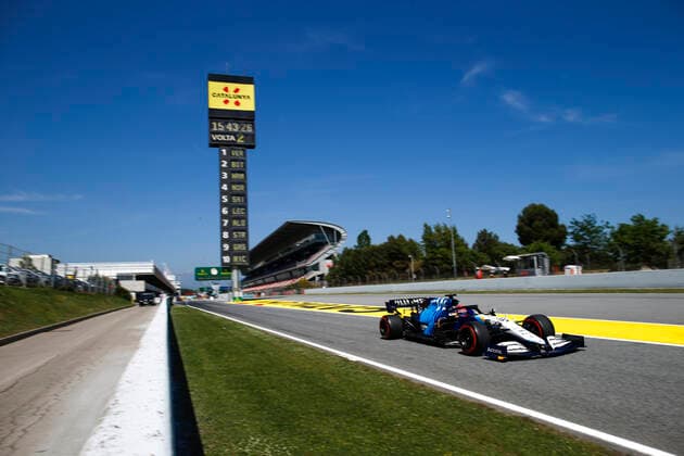 63 George Russell (GBR, Williams Racing), F1 Grand Prix of Spain at Circuit de Barcelona-Catalunya on May 8, 2021 in Barcelona, Spain. (Photo by HOCH ZWEI) Barcelona Spain