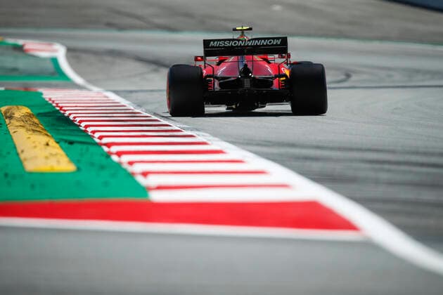 55 Carlos Sainz (ESP, Scuderia Ferrari Mission Winnow), F1 Grand Prix of Spain at Circuit de Barcelona-Catalunya on May 8, 2021 in Barcelona, Spain. (Photo by HOCH ZWEI) Barcelona Spain
