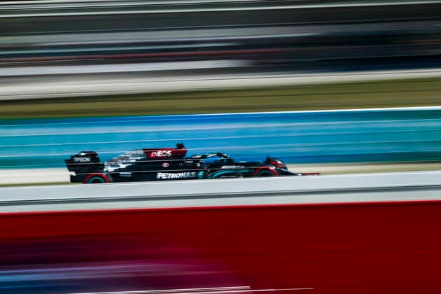 44 Lewis Hamilton (GBR, Mercedes-AMG Petronas F1 Team), F1 Grand Prix of Spain at Circuit de Barcelona-Catalunya on May 8, 2021 in Barcelona, Spain. (Photo by HOCH ZWEI) Barcelona Spain