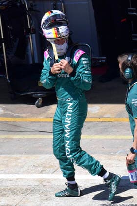 VETTEL Sebastian Aston Martin F1 Team FIA Formel 1 Saison 2021 in Barceloma am 08.05.2021