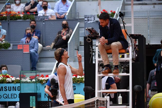 Alexander Zverev TENNIS : Mutua Madrid Open - 08 05 2021 AntoineCouvercelle Panoramic 