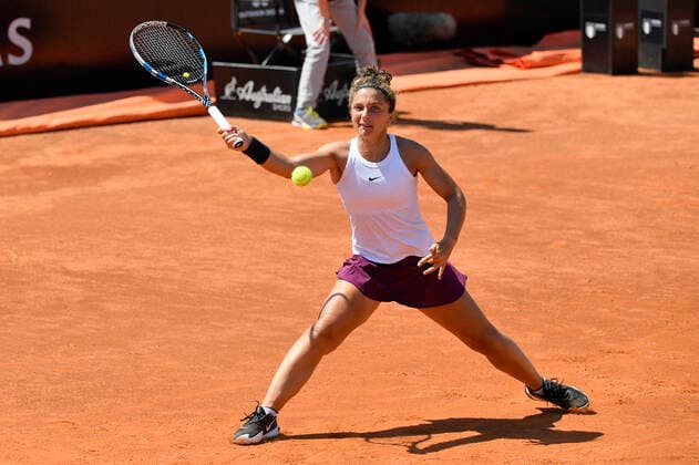 Photo Fabrizio Corradetti - LaPresse 09 05 2021 Roma (Italy) Tennis Qualifying final Sara Errani (ITA) vs Polona Hercog (SLO) Internazionali BNL d Italia 2021 In the pic: Sara Errani  Copyright: xFabrizioxCorradetti LaPressex