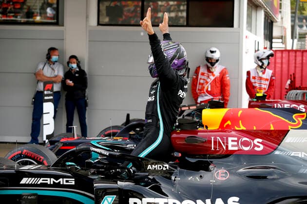 44 Lewis Hamilton (GBR, Mercedes-AMG Petronas F1 Team), F1 Grand Prix of Spain at Circuit de Barcelona-Catalunya on May 9, 2021 in Barcelona, Spain. (Photo by HOCH ZWEI) Barcelona Spain