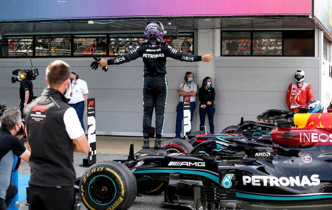 44 Lewis Hamilton (GBR, Mercedes-AMG Petronas F1 Team), F1 Grand Prix of Spain at Circuit de Barcelona-Catalunya on May 9, 2021 in Barcelona, Spain. (Photo by HOCH ZWEI) Barcelona Spain