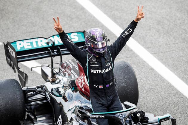 44 Lewis Hamilton (GBR, Mercedes-AMG Petronas F1 Team), F1 Grand Prix of Spain at Circuit de Barcelona-Catalunya on May 9, 2021 in Barcelona, Spain. (Photo by HOCH ZWEI) Barcelona Spain
