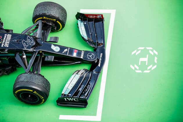 Sport Bilder des Tages Mercedes-AMG F1 W12 E Performance, F1 Grand Prix of Spain at Circuit de Barcelona-Catalunya on May 9, 2021 in Barcelona, Spain. (Photo by HOCH ZWEI) Barcelona Spain
