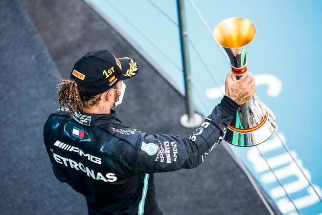 44 Lewis Hamilton (GBR, Mercedes-AMG Petronas F1 Team), F1 Grand Prix of Spain at Circuit de Barcelona-Catalunya on May 9, 2021 in Barcelona, Spain. (Photo by HOCH ZWEI) Barcelona Spain