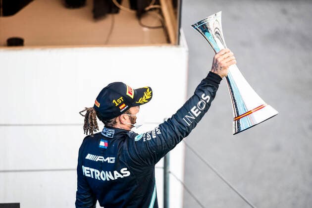 44 Lewis Hamilton (GBR, Mercedes-AMG Petronas F1 Team), F1 Grand Prix of Spain at Circuit de Barcelona-Catalunya on May 9, 2021 in Barcelona, Spain. (Photo by HOCH ZWEI) Barcelona Spain