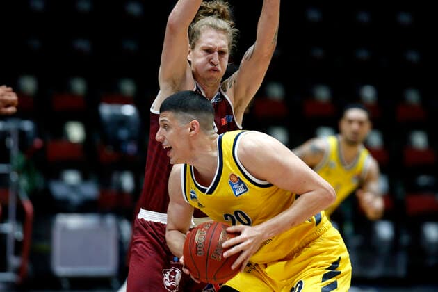 09.05.2021, easyCredit Basketball Bundesliga, BBL, Saison 2020 2021, Herren, Chemnitz Niners - ALBA Berlin Simone Fontecchio, Alba Berlin Chemnitz Messe Chemnitz Sachsen Germany
