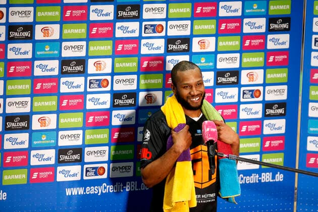 09.05.2021, easyCredit Basketball Bundesliga, BBL, Saison 2020 2021, Herren, Chemnitz Niners - ALBA Berlin Virgel Matthews, Niners Chemnitz Chemnitz Messe Chemnitz Sachsen Germany