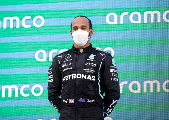 44 Lewis Hamilton (GBR, Mercedes-AMG Petronas F1 Team), F1 Grand Prix of Spain at Circuit de Barcelona-Catalunya on May 9, 2021 in Barcelona, Spain. (Photo by HOCH ZWEI) Barcelona Spain