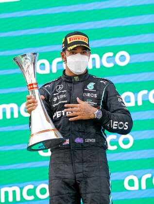 44 Lewis Hamilton (GBR, Mercedes-AMG Petronas F1 Team), F1 Grand Prix of Spain at Circuit de Barcelona-Catalunya on May 9, 2021 in Barcelona, Spain. (Photo by HOCH ZWEI) Barcelona Spain