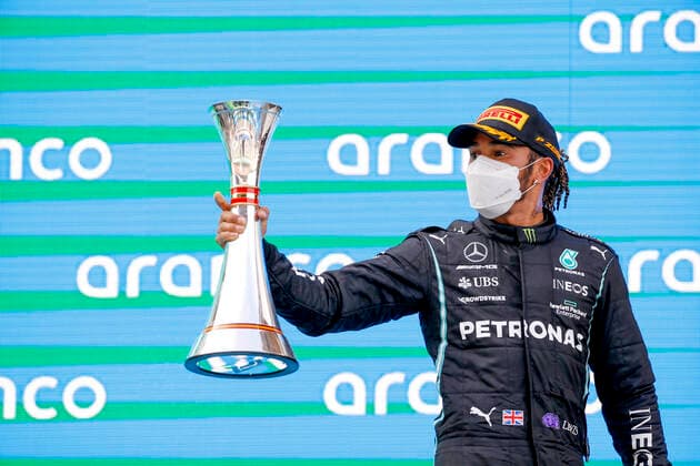 44 Lewis Hamilton (GBR, Mercedes-AMG Petronas F1 Team), F1 Grand Prix of Spain at Circuit de Barcelona-Catalunya on May 9, 2021 in Barcelona, Spain. (Photo by HOCH ZWEI) Barcelona Spain