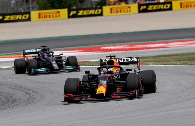 33 Max Verstappen (NED, Red Bull Racing), F1 Grand Prix of Spain at Circuit de Barcelona-Catalunya on May 9, 2021 in Barcelona, Spain. (Photo by HOCH ZWEI) Barcelona Spain