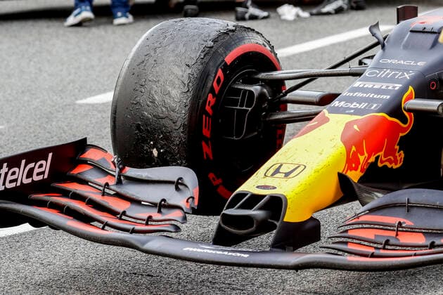 Pirelli tyres, F1 Grand Prix of Spain at Circuit de Barcelona-Catalunya on May 9, 2021 in Barcelona, Spain. (Photo by HOCH ZWEI) Barcelona Spain
