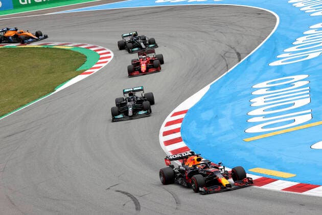 33 Max Verstappen (NED, Red Bull Racing), F1 Grand Prix of Spain at Circuit de Barcelona-Catalunya on May 9, 2021 in Barcelona, Spain. (Photo by HOCH ZWEI) Barcelona Spain