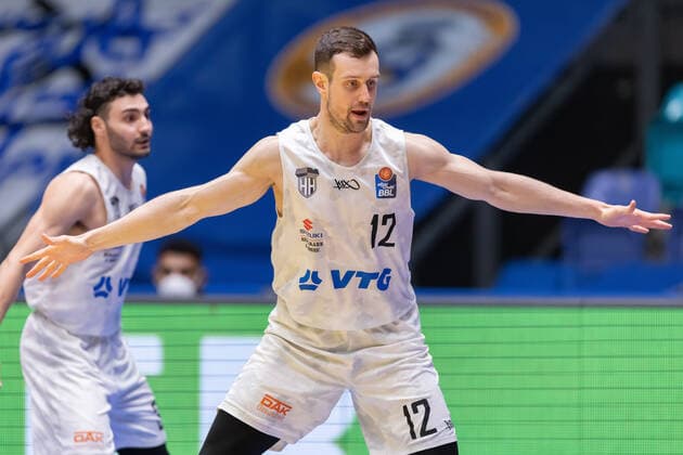 Fraport Skyliners - Hamburg Towers, easyCredit BBL Johannes Richter (Hamburg Towers, 12). Basketball-Spiel der easyCredit BBL zwischen den Fraport Skyliners und den Hamburg Towers am 9. Mai 2021 in der Fraport-Arena in Frankfurt am Main., Frankfurt am Main Hessen Deutschland Fraport-Arena