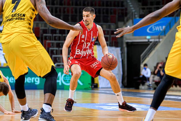Ludwigsburg, Deutschland 09. Mai 2021: BBL- 20 21 - MHP Riesen Ludwigsburg vs. FC Bayern Basketball Diego Flaccadori (FC Bayern) Ludwigsburg MHP Arena Baden-Württemberg Deutschland
