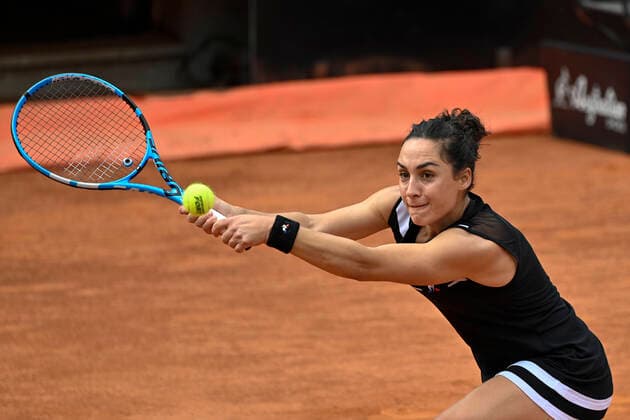 Photo Fabrizio Corradetti - LaPresse 11 05 2021 Roma (Italy) Tennis 1st round Martina Trevisan (ITA) vs Yaroslava Shvedova (KAZ) Internazionali BNL d Italia 2021 In the pic: Martina Trevisan  Copyright: xFabrizioxCorradetti LaPressex