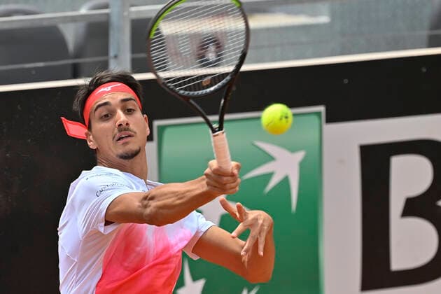 Photo Fabrizio Corradetti - LaPresse 11 05 2021 Roma (Italy) Tennis 1st round Lorenzo Sonego (ITA) vs Gael Monfils (FRA) Internazionali BNL d Italia 2021 In the pic: Lorenzo Sonego  Copyright: xFabrizioxCorradetti LaPressex