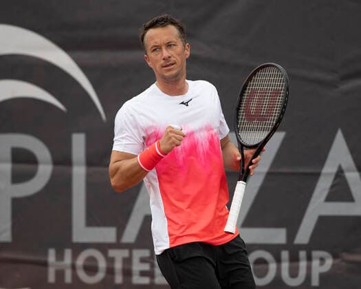 Philipp Kohlschreiber(GER) Tennis - Neckarcup2021 - ATP, Tennis Herren Challenger Tour - TC Heilbronn - Heilbronn - Baden-Wuerttemberg - Germany - 11 May 2021. Copyright: xJuergenxHasenkopfx