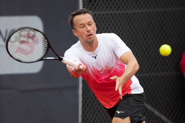 Sport Bilder des Tages Philipp Kohlschreiber(GER) Tennis - Neckarcup2021 - ATP, Tennis Herren Challenger Tour - TC Heilbronn - Heilbronn - Baden-Wuerttemberg - Germany - 11 May 2021. Copyright: xJuergenxHasenkopfx