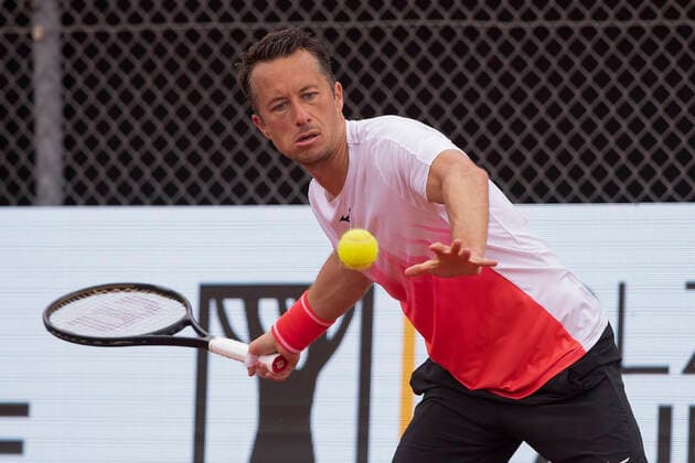 Philipp Kohlschreiber(GER) Tennis - Neckarcup2021 - ATP, Tennis Herren Challenger Tour - TC Heilbronn - Heilbronn - Baden-Wuerttemberg - Germany - 11 May 2021. Copyright: xJuergenxHasenkopfx