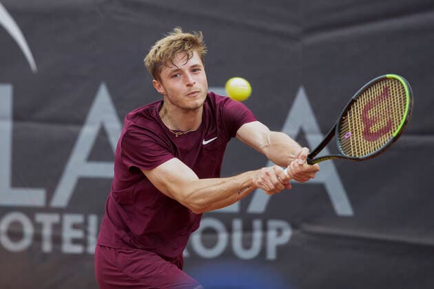 Rudolf Molleker Tennis - Neckarcup2021 - ATP, Tennis Herren Challenger Tour - TC Heilbronn - Heilbronn - Baden-Wuerttemberg - Germany - 11 May 2021. Copyright: xJuergenxHasenkopfx